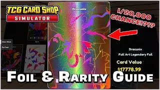 Beginners Guide to Foils and Rarities in TCG Card Shop Simulator