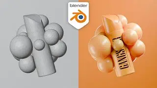 Bubble simulation in Blender tutorial (in Hindi)
