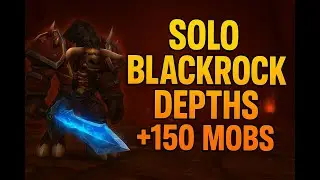Turtle WoW - Warrior Solo BRD 150mobs + Emperor 1Pull.