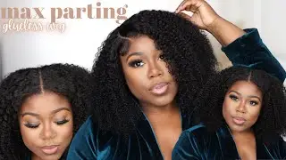 Max Parting 10x7 Glueless Kinky Curly  Knots Bleached Wig | No Work Needed | Domiso Hair
