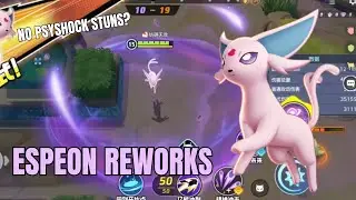 Espeon Move Reworks! Moves are nerfed BADLY!! | Pokémon Unite Chinese Version