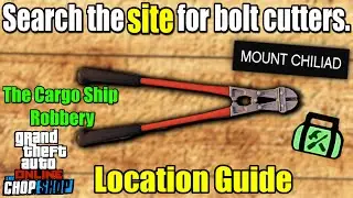 Search The Site For Bolt Cutters - Mount Chiliad (Cargo Ship Robbery Task) GTA 5 Online