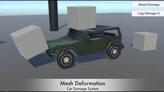 Vehicle/Car Damage system in unity
