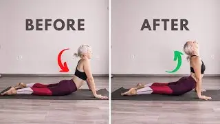 FIX YOUR UPWARD FACING DOG YOGA | upward facing dog tutorial