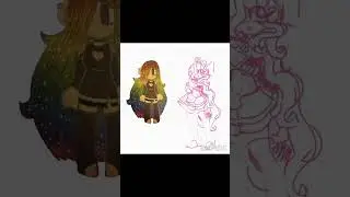 Redrawing art from 7th grade. #speedpaint #art #anime #trending