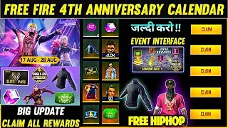 4th Anniversary Free Fire | Free Fire New Event|Free Fire 4th Anniversary Event 2021|4th Anniversary
