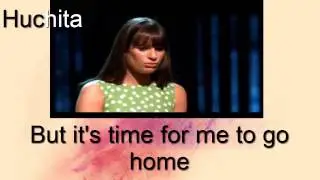 GLEE -Big girls don't cry with lyrics