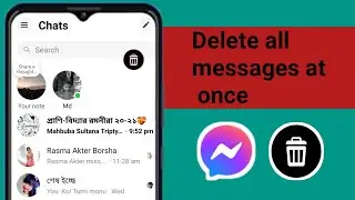 How to Delete All of Your Messages on Facebook Messenger at Once 2024 |Delete all Chats on Messenger