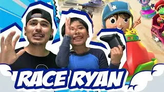 JUGANDO CARRERAS CON RYAN EN MODO FACIL | CASI NOS GANAN | CHORE Y SEBAS
