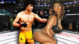 Bruce Lee vs. Toccara Jones (plus size) | EA Sports UFC 4 (PS5)