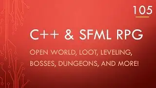 C++ & SFML | Open World RPG [ 105 ] | Fixing the pause menu size and positions.