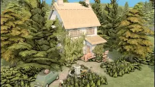 Overgrown Cottage 🌱 | The Sims 4 | Stop Motion | NOCC