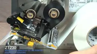 ZT230 - How to Manually Calibrate the Ribbon and Media Censors