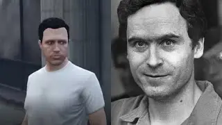 Psychopath Ted Bundy stabbing people on the street  (GTA V Roleplay) [EN]