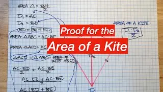 Proof for the Area of a Kite