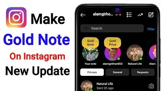 How to Make Gold Note On Instagram | Get Gold Note On Instagram | Insta Gold Note Android & iPhone