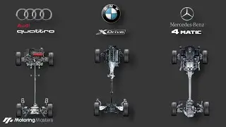 Audi Quattro vs BMW xDrive vs Mercedes 4MATIC – Engineering Explained