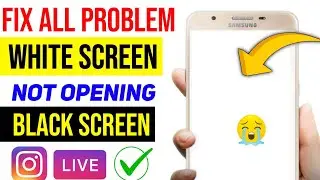 100% working trick ✅ | instagram open nahi ho raha hai | Instagram White Screen Problem