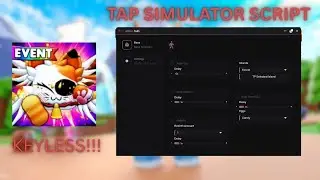 TAP SIMULATOR SCRIPT OP! AUTO TAP + AUTO HATCH + INSANE REBIRTH FARM (ROBLOX)