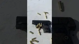 Firing my restored colt vest pocket .25 acp, #shorts #restoration