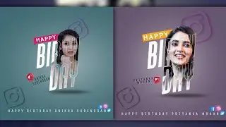 Happy Birthday Photo Editing | Birthday Photo Editing ideas in PicsArt | Birthday Status | By SNR