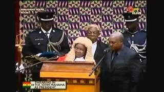 John Dramani Mahama sworn in as new President of Ghana #RIPMills