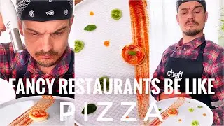Mini Fancy Pizza Margherita, Sir🍕😌 FANCY restaurants be like| CHEFKOUDY