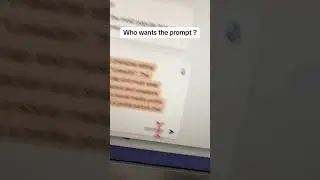 Who wants the prompt used for this ???