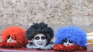 Funny clown makeup