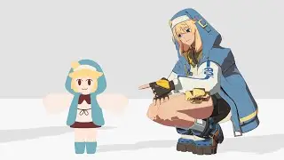 The Cat is Very Cute - Bridget [Guilty Gear] #animation #blender3d #bridget #guiltygear #ggst