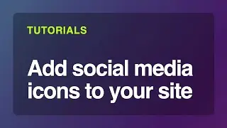How to add social media icons to your Ghost site