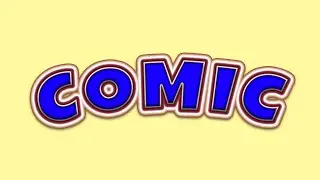 Comic Text Effect Photoshop | Photoshop Text Effects By Ps Art