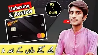 JazzCash Mastercard unboxing & review | jazzcash mastercard in only 1 rupee