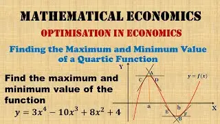Maxima and Minima of a Quartic Function