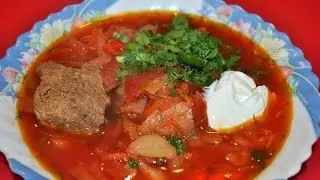 How to make borscht with fresh cabbage. Borscht (read under video)