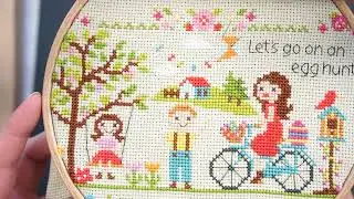 How to Back Stitch and Make French Knots on Cross Stitch Patterns
