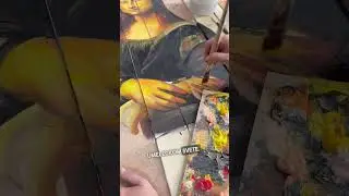Mona Lisa visí v Snine v ARTMiE! 🤩🖼️ Síce nie originál, ale naša vlastná verzia  #artmie #monalisa