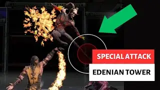 Scorpion Special Attack and Edenian Tower | Might Test | mortal kombat mobile
