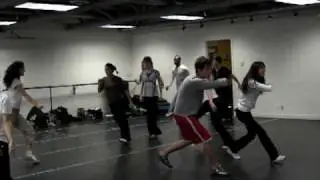 Simon Curtis and Victoria Justice rehearse Wings of A Dream