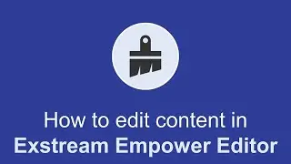 How to edit content in Empower Editor | OpenText Exstream