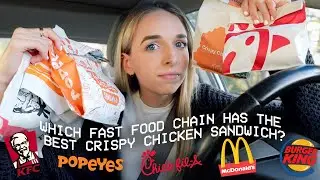 CRISPY CHICKEN SANDWICH TASTE TEST
