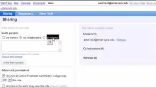 Share your Google Sites for students