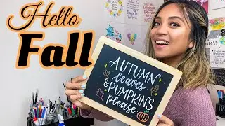 Fall Decor | Hand Lettered Signs