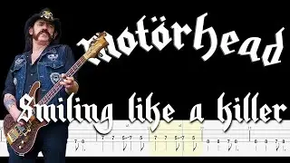 Motörhead – Smiling Like a Killer  (🔴Bass Tabs | Notation) 