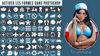 Comment activer les formes personnalisée dans Photoshop.