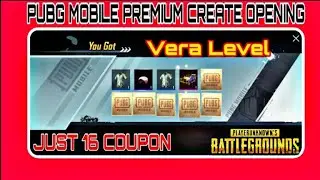 New Premium Create Opening 🔥 I got car skin 👍vera level ❤️Pubg Mobile