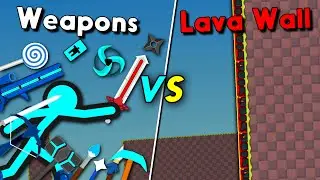 Which Weapons Can Jump the Lava High Enough? Supreme Duelist Stickman