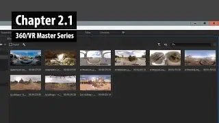 Chapter 2.1: Importing 360/VR clips into Premiere Pro | 360/VR Master Series