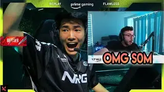 Tarik Reacts To NRG s0m INHUMAN 1v5 ACE | VCT | NRG vs Koi