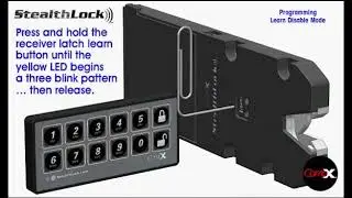 Product Programming: StealthLock System Learn Disable Mode